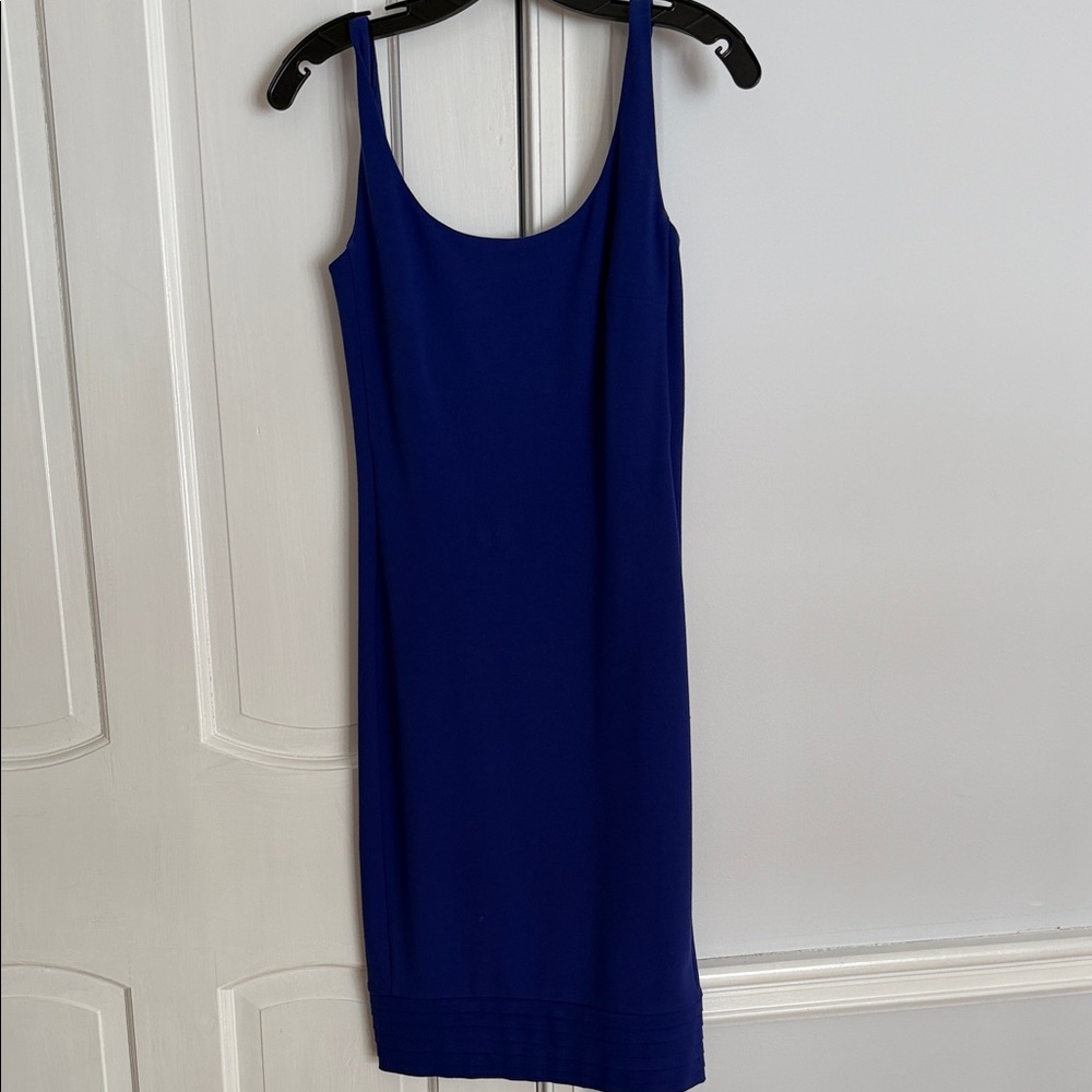 Diane Von Furstenberg Royal Blue Midi Dress
